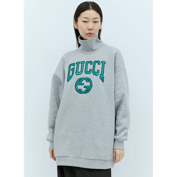 GUCCI Logo Embroidery Sweatshirt
